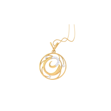 Celebrative C shaped Pendant
